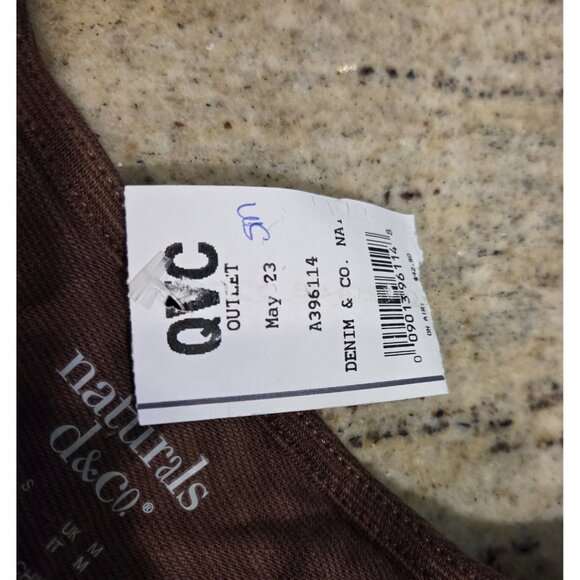 New! Naturals D&co Women’s Size S Brown Button Up Maxi Dress Linen Blend - Picture 12 of 16